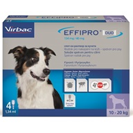 Effipro Duo M spot-on pro psy 10-20 kg 4x 1,34 ml - Letní tipy